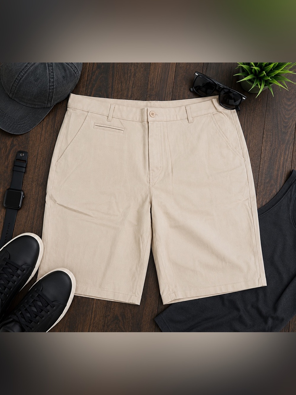 Five Four LA Men’s Pale Salmon Pink Chino Shorts Size 40 New in Packaging